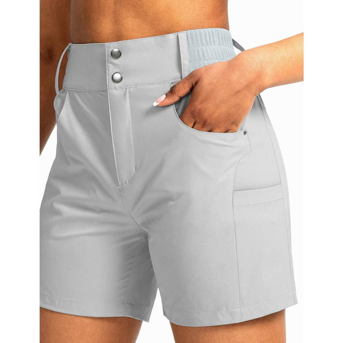 Viodia Women's 5" Hiking Golf Shorts with Pockets High Waist SZ XXL