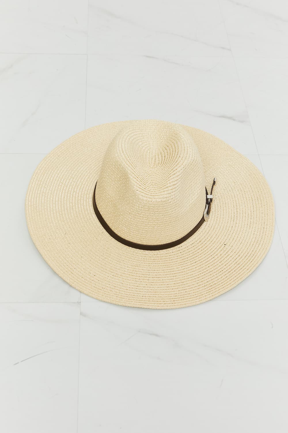 Fame Boho Summer Straw Fedora Hat – Lightweight Wide Brim Beach & City Style - Triniskies