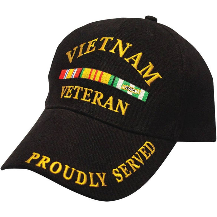 EagleEmblemsInc.com mens Proudly Served Veteran Baseball Cap