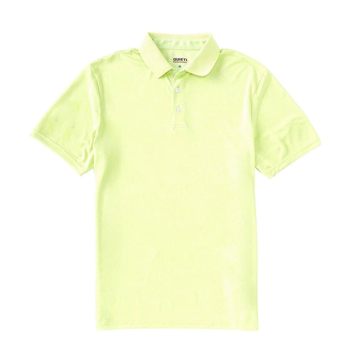 Quieti Speckled Print Short Sleeve Polo Shirt XL * men998