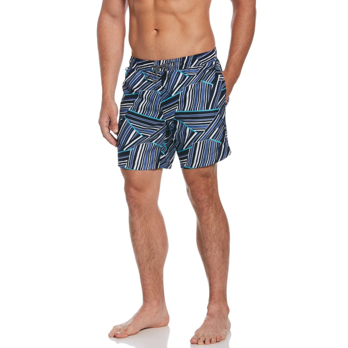 Perry Ellis Abstract Triangle Print Swim Shorts Size Large * men950