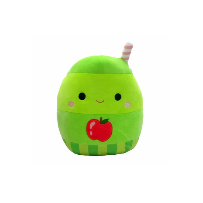 Squishmallow 11 12" Jean Apple Juice Box Soft Green Sweet Fruit Drink Plush NWT