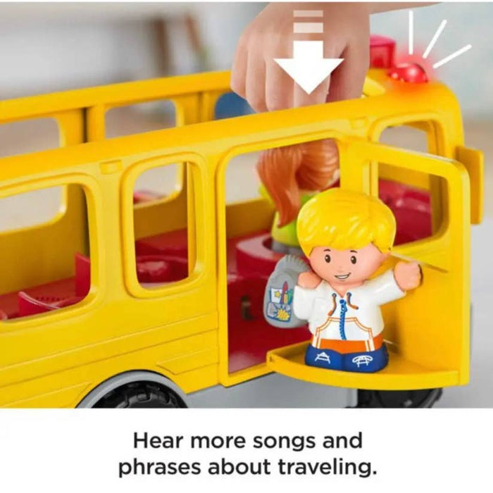 Fisher price one size / multi Fisher-Price Little People School Bus Toy With Lights And Sounds, 2 Figures