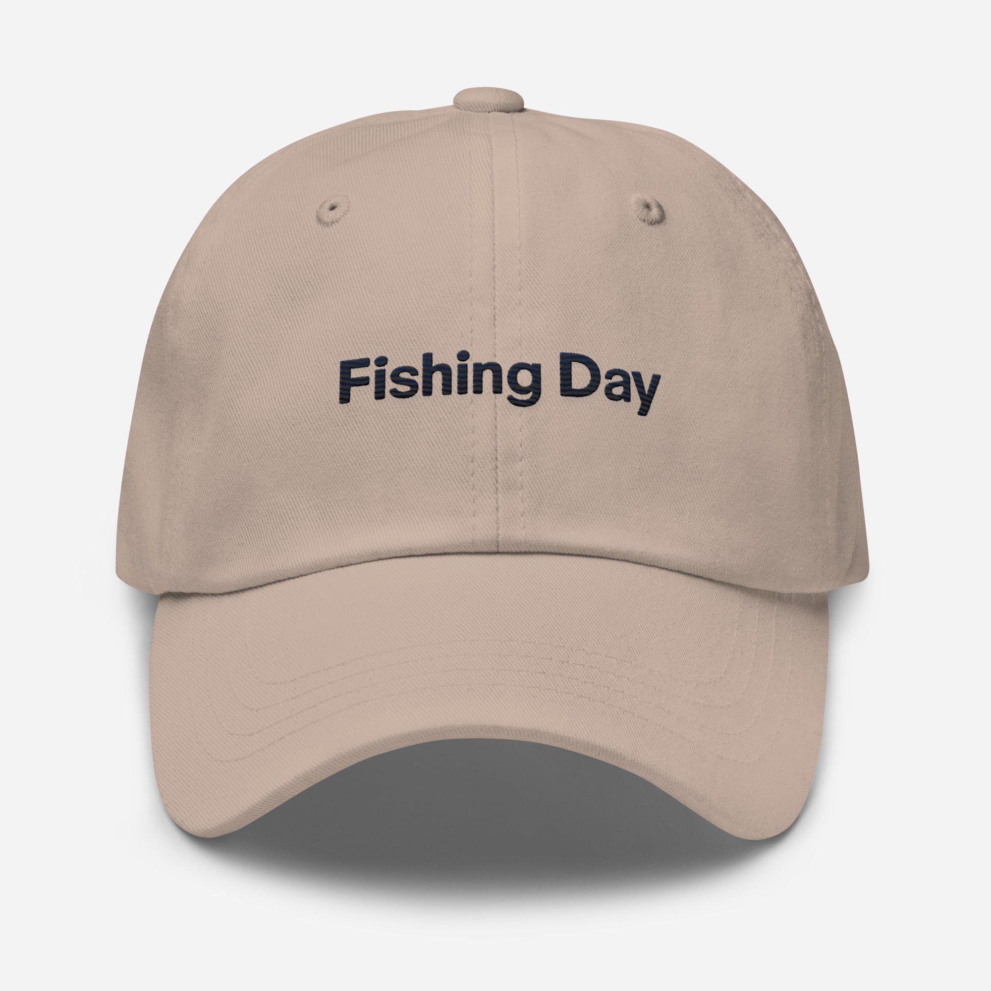Fishing Day Dad Hat – Vintage Embroidered Fishing Cap | Trini Skies Supply Co. Angler - Triniskies