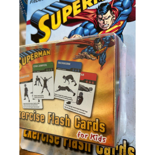 Fitdeck Multicolor Superman Fitdeck Superman 50 Exercise Flash Cards Stretching Gym Cards