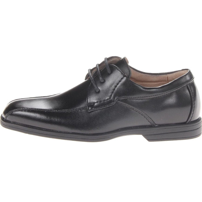 Florsheim Black / 1.5 Florsheim Kids Reveal Bike Ox Jr. Oxford: Dress Shoes for Boys, SZ 1.5 Lace Up