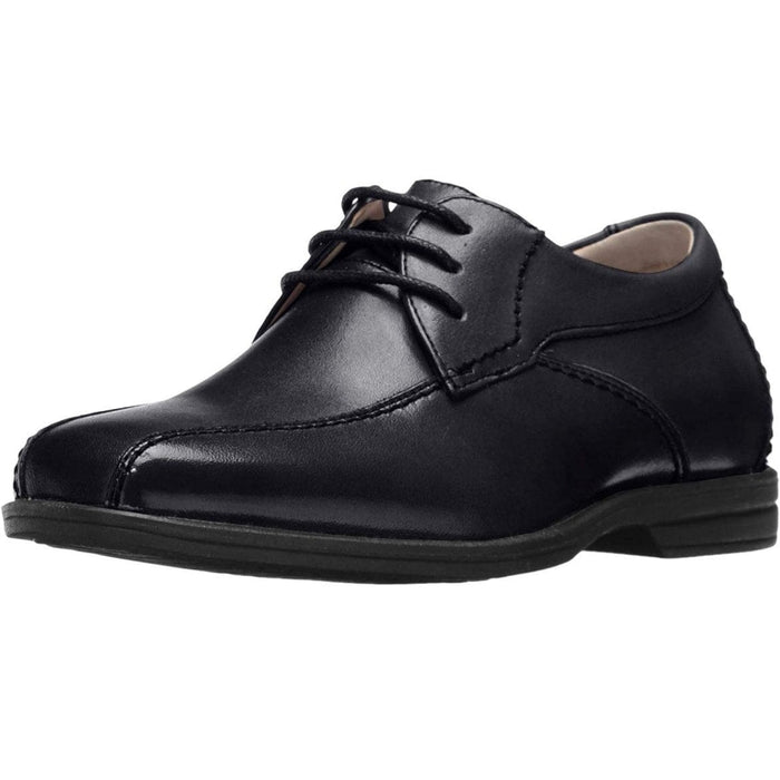 Florsheim Black / 1.5 Florsheim Kids Reveal Bike Ox Jr. Oxford: Dress Shoes for Boys, SZ 1.5 Lace Up