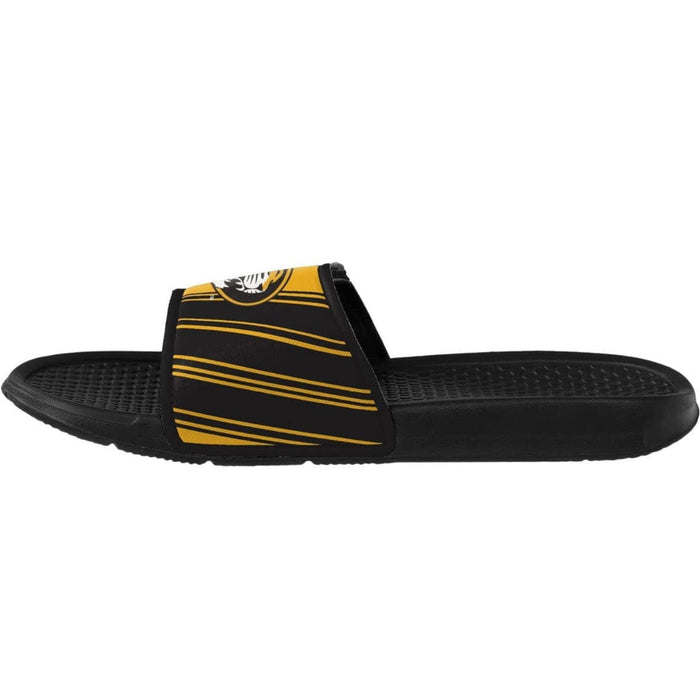 FOCO 13-14 / Black-Yellow FOCO Montana Grizzlies NCAA Mens Legacy Sport Slide Sz XL 13-14