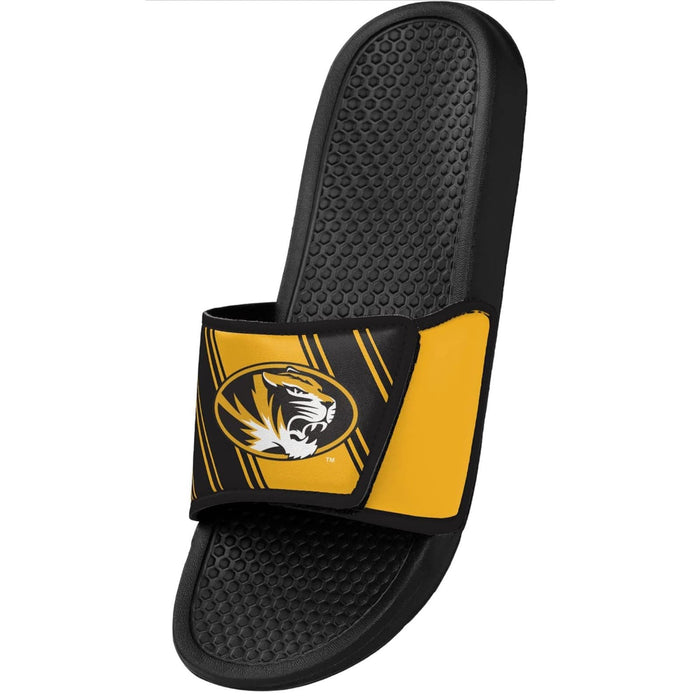 FOCO 13-14 / Black-Yellow FOCO Montana Grizzlies NCAA Mens Legacy Sport Slide Sz XL 13-14