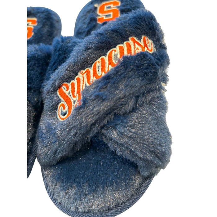 Foco 5-6 / Blue-Orange "FOCO NCAA Syracuse Orangemen Cross Slides Slippers S"