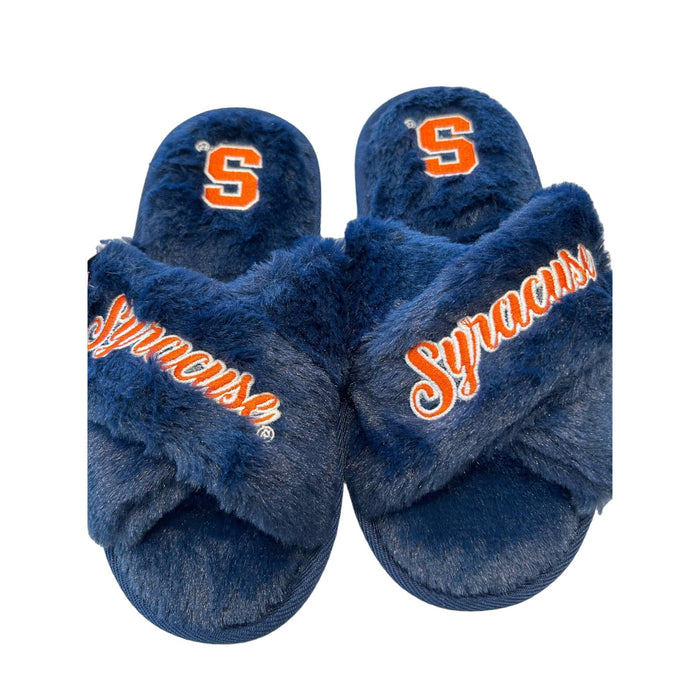 Foco 5-6 / Blue-Orange "FOCO NCAA Syracuse Orangemen Cross Slides Slippers S"