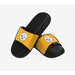 FOCO 7-8 / Black/Yellow / Foam/Rubber "FOCO Pittsburgh Steelers Foam Sport Slide, Size 7/8, Comfortable Footwear"