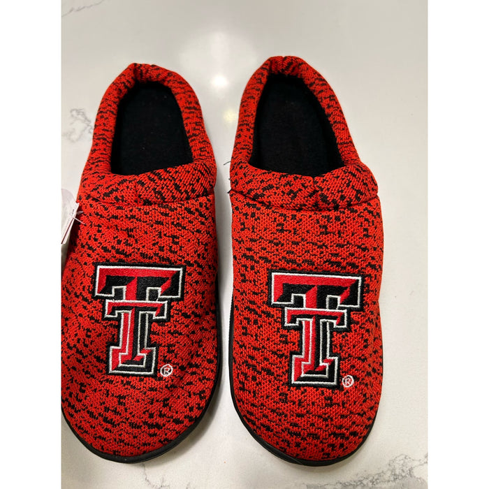 Foco 9-10 / Red-Black FOCO Men's NCAA Texas Tech Memory Foam Slippers M 9/10