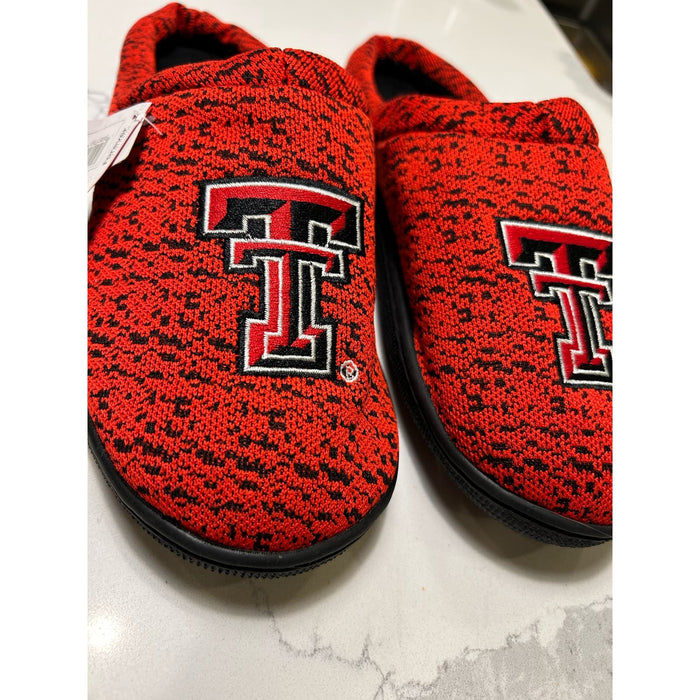 Foco 9-10 / Red-Black FOCO Men's NCAA Texas Tech Memory Foam Slippers M 9/10