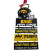 Foco "FOCO NCAA Iowa Hawkeyes T Helmet Man Cave Wall Sign"