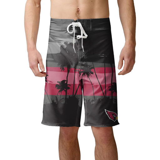 Foco Large / Black -Red "NFL Arizona Cardinals Men's Color Dive Swim Boardshorts - Large"