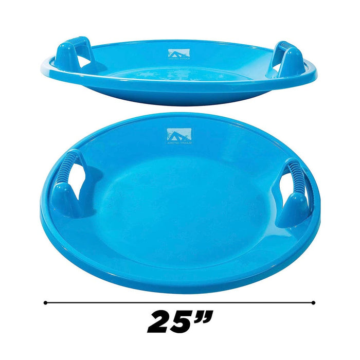 Franklin one size / blue Franklin Sports Kids Toboggan Sled Arctic Trails Snow Saucer Winter Fun MSRP $44