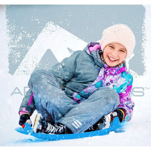 Franklin one size / blue Franklin Sports Kids Toboggan Sled Arctic Trails Snow Saucer Winter Fun MSRP $44