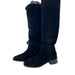 Freda Salvador 7 / Black FREDA SALVADOR Rita Black Suede Block Heel Boots Comfort, Size 7 MSRP $595"