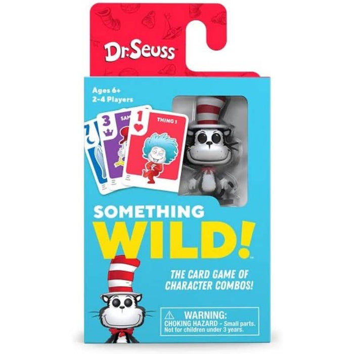 Funko Funko Family Card Games - Something Wild! - DR. SEUSS (Cat in the Hat Figure)