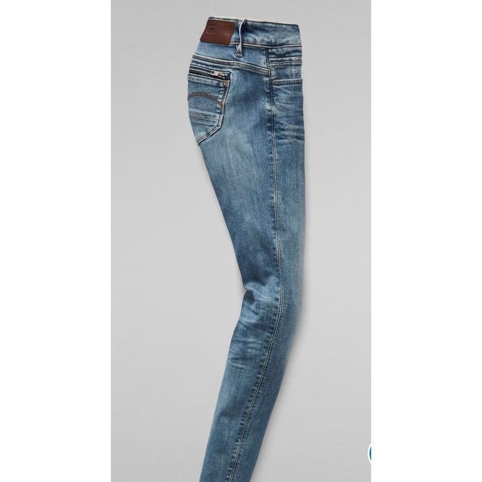 G-Star RAW 30 / Blue G-Star Raw MIDGE ZIP MID SKINNY JEANS * Timeless Style in Size 30 MSRP180 wom805