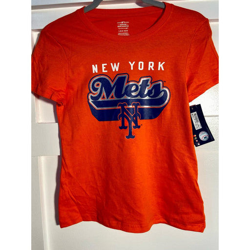 Genuine Merchandise Youth Large (10/12) / Orange/Blue MLB New York Mets Baseball T-Shirt Youth Size L (10/12). K57 *