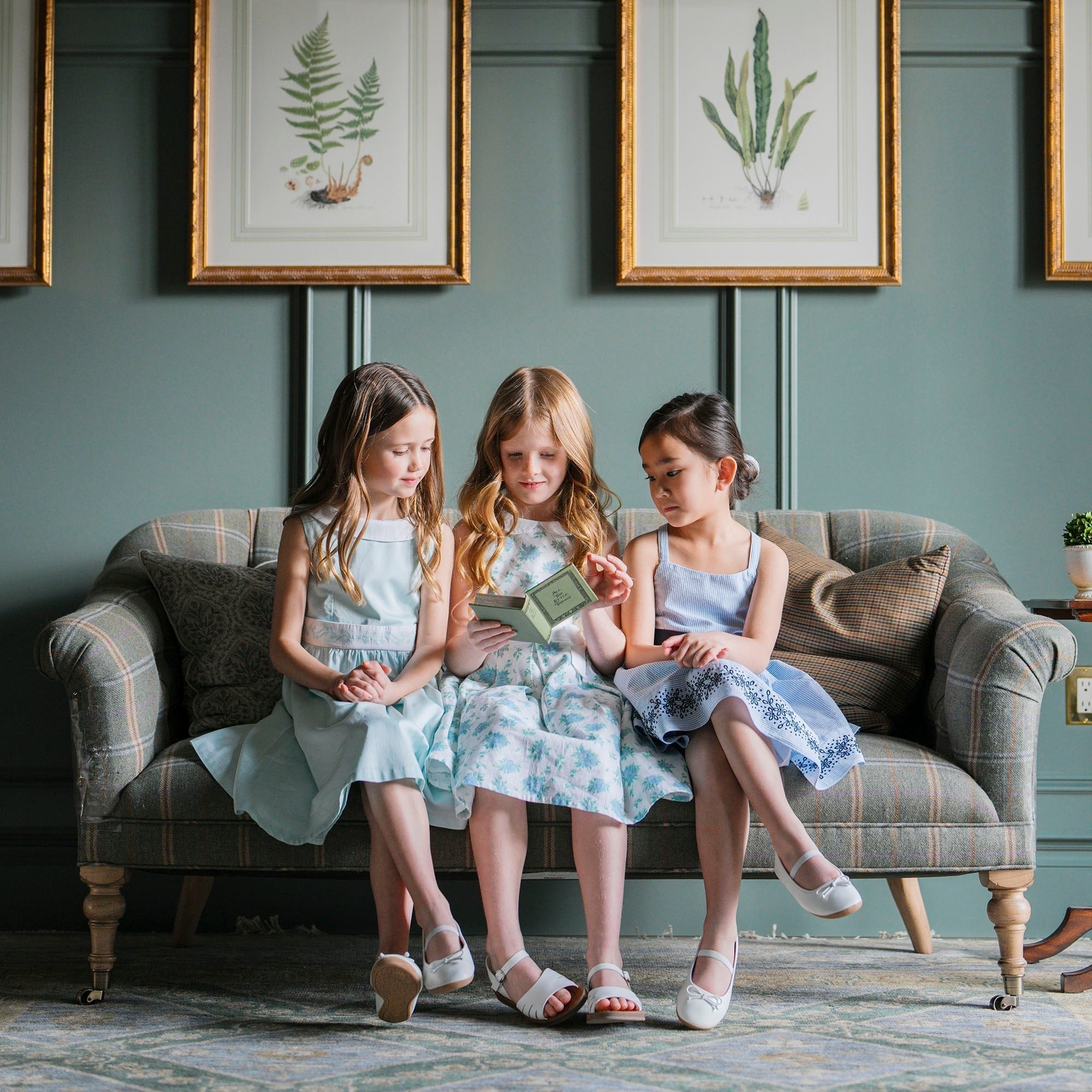 Girls Organic Embroidered Sundress – Special Occasion Dress | Trini Skies - Triniskies