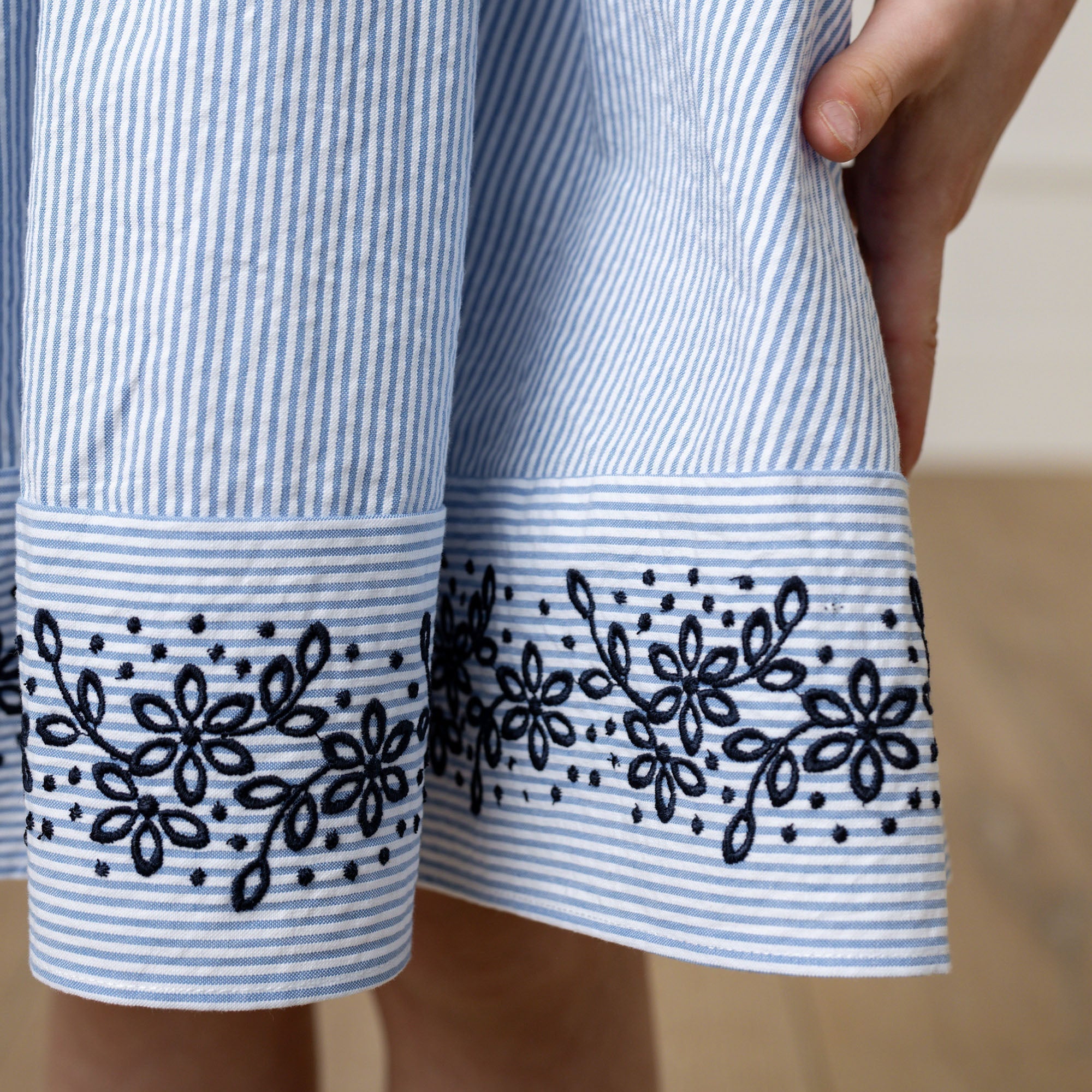 Girls Organic Embroidered Sundress – Special Occasion Dress | Trini Skies - Triniskies