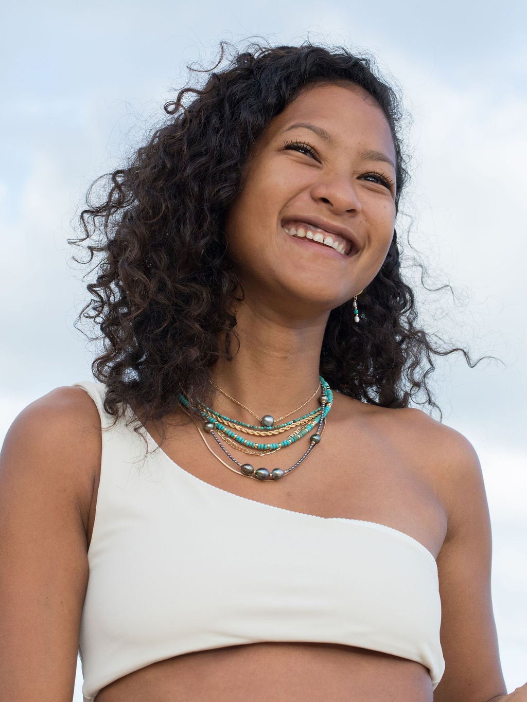 Gold Single Floating Tahitian Pearl Necklace – Miliani | Ke Aloha Jewelry - Triniskies
