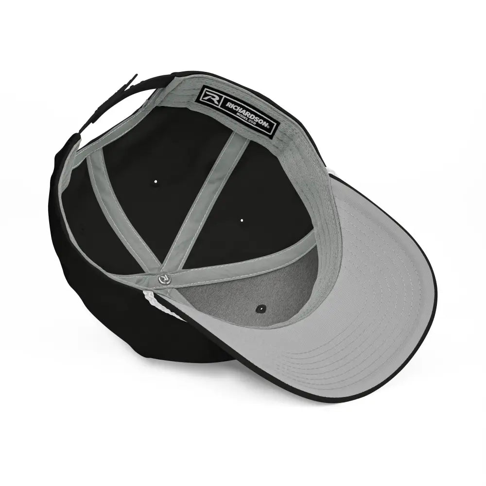 Black and gray golf rope cap with Are You Looking at My Putt embroidered brim