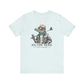 Light blue gator golf graphic tee with Hilton Head alligator design