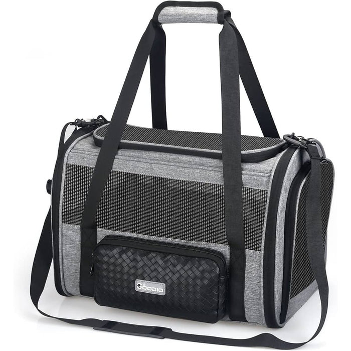 Goodio one size / gray Goodio Pet Carrier TSA Approved  Foldable, Airline Compliant, Missing Long Strap