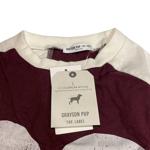 Grayson pup XXL / Red Grayson Pup the Label * Loved Dog Shirt - Large (17-18.5") Pet Apparel