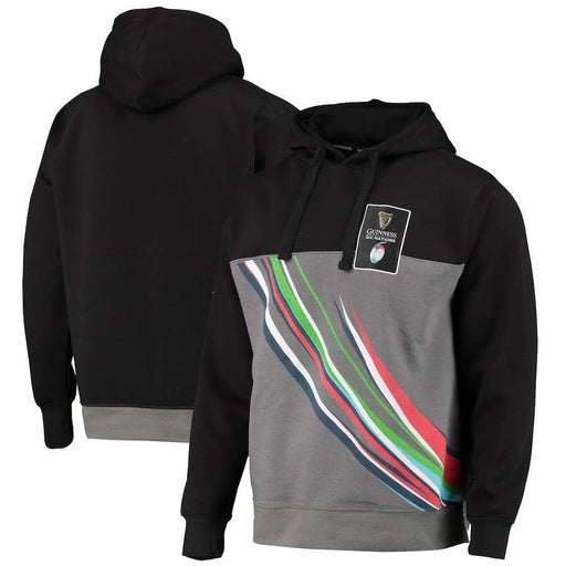 Guinness Guinness Six Nations Patch Hoodie - Grey/Multi size X-LARGE men’s 156