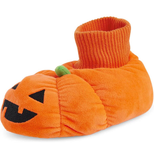 Gymboree 13-1 / Orange "Gymboree Kids' Jack-O-Lantern Slippers - Size 31-1 - Cozy Halloween Comfort"