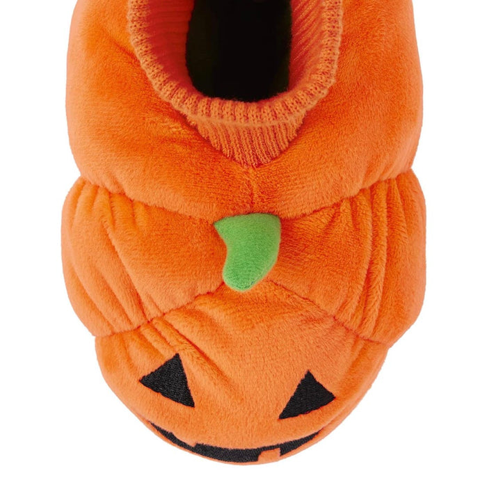 Gymboree 13-1 / Orange "Gymboree Kids' Jack-O-Lantern Slippers - Size 31-1 - Cozy Halloween Comfort"