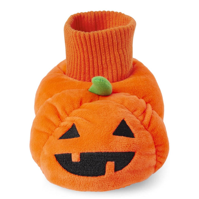 Gymboree 13-1 / Orange "Gymboree Kids' Jack-O-Lantern Slippers - Size 31-1 - Cozy Halloween Comfort"