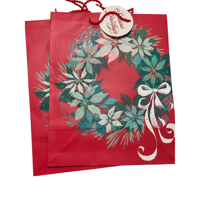 Hallmark Bundle Christmas holiday wrapping 11 bags and tissue paper