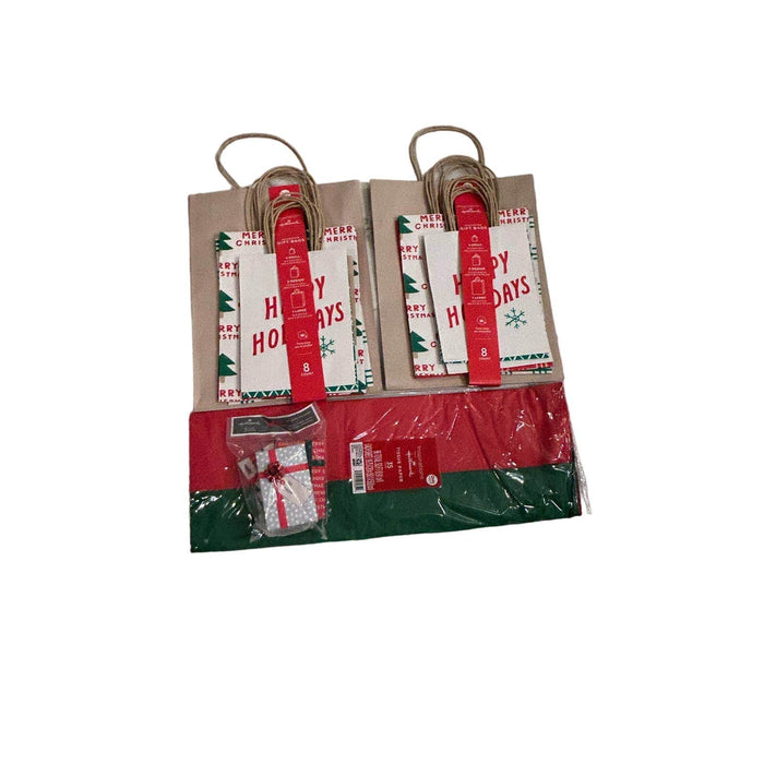 Hallmark Bundle of Christmas bags and small box assorted sizes