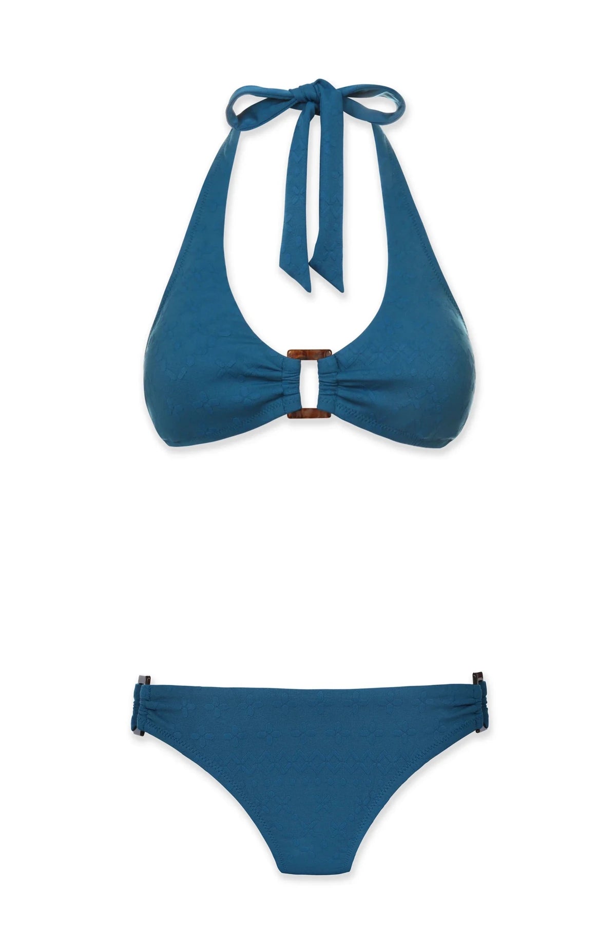 Helen Jon Tortoise Hipster – Jacquard Textured Marine Blue - Triniskies