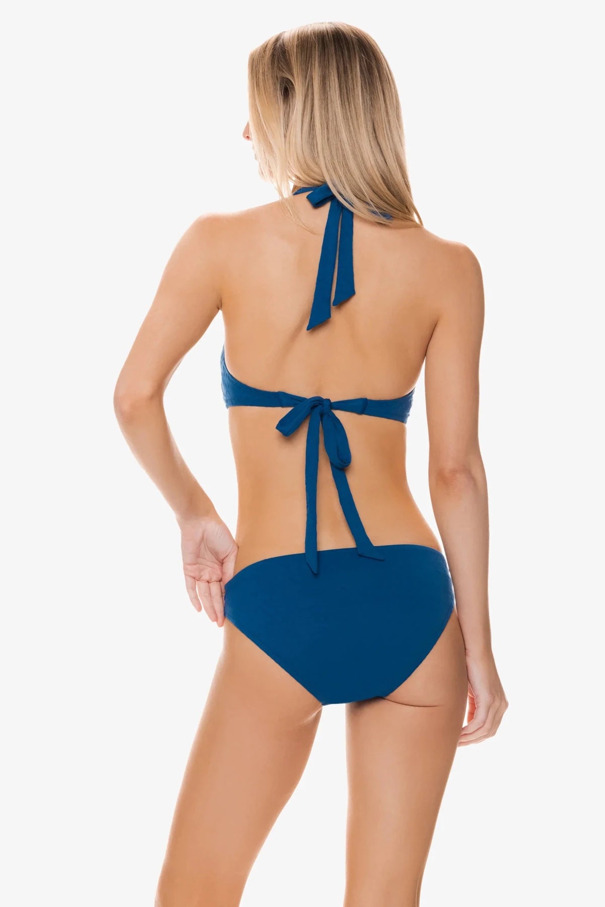 Helen Jon Tortoise Hipster – Jacquard Textured Marine Blue - Triniskies