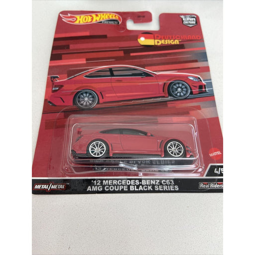 Hot Wheels one size / red Hot Wheels Deutschland Design 2012 Mercedes-Benz C63 AMG Coupe Black Series NEW