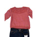 Hudson 2T / Red Hudson Adorable 2-Piece Set - Jeans & Long Sleeve Shirt, Size 2T K32  *