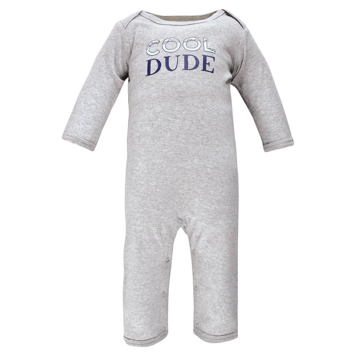 Hudson Baby 24 Months / Blue-Gray-White Hudson Baby Cotton Coveralls, Polar Bear Baby Clothes, 24 Months K30 *