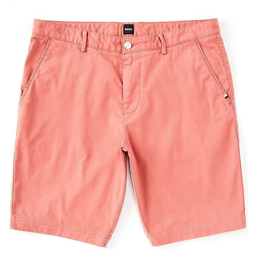 HUGO BOSS 36R / Pink / Cotton/Polyester Blend Hugo Boss Slim Fit Slice Stretch Shorts Size US 36R ** men940