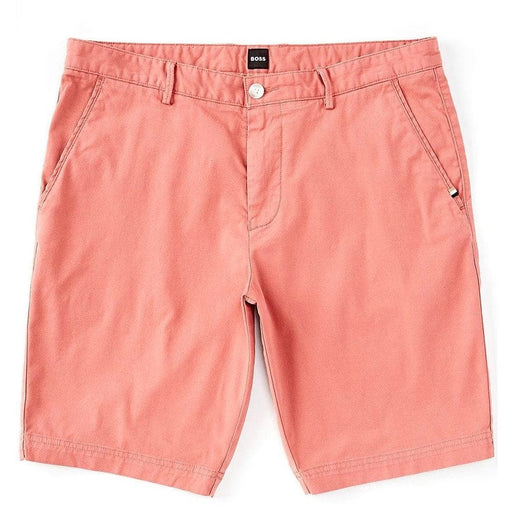 HUGO BOSS 38R / Pink / Cotton/Polyester Blend Hugo Boss Slim Fit Slice Stretch Shorts Size US 38R ** men939