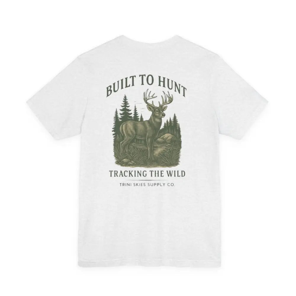 Trini Skies Supply premium hunting shirt with vintage-inspired buck illustration