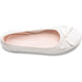 Hush Puppies 5.5W / White Hush Puppies Child Josie Uniform Dress Slip-On Shoe 5.5W: Comfortable Flat Shoes