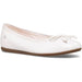 Hush Puppies 5.5W / White Hush Puppies Child Josie Uniform Dress Slip-On Shoe 5.5W: Comfortable Flat Shoes