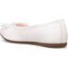 Hush Puppies 5.5W / White Hush Puppies Child Josie Uniform Dress Slip-On Shoe 5.5W: Comfortable Flat Shoes